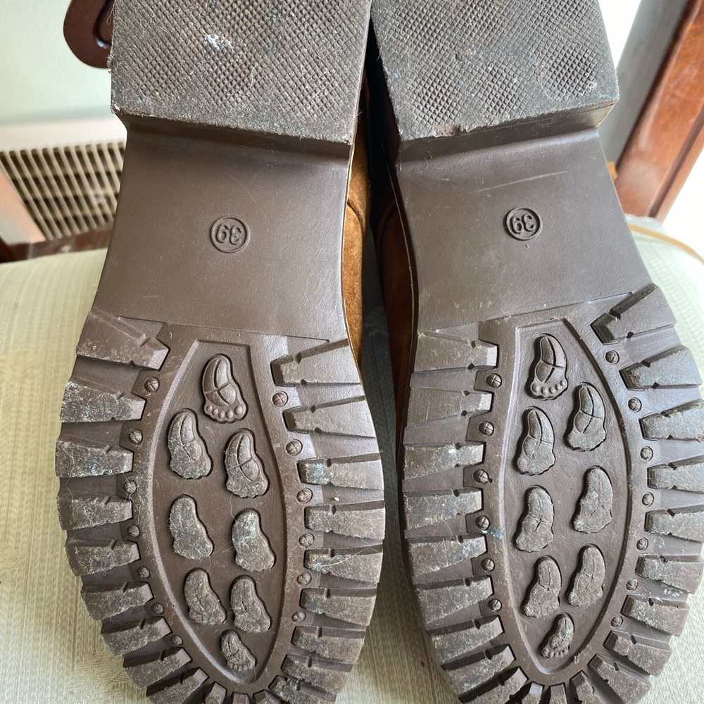 SHEIN EUC Brown Suede Ankle Boots - Picture 12 of 15